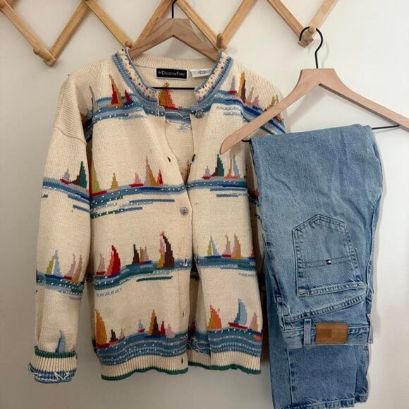 Other Sweaters - Vintage christine foley knit cardigan